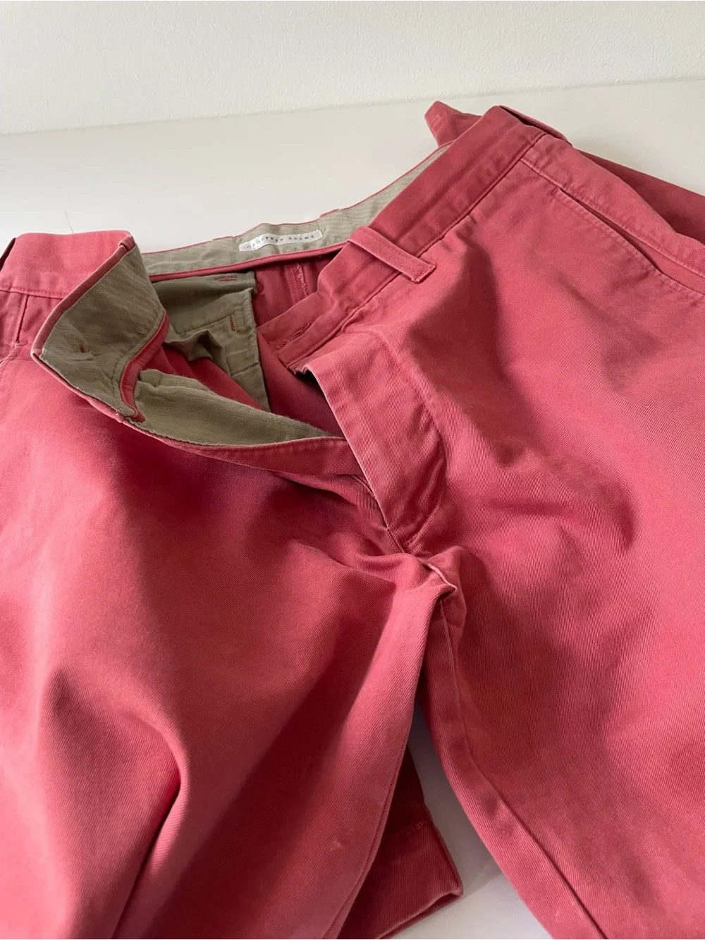 Geoffrey Beene Men’s Rose Colored Chinos